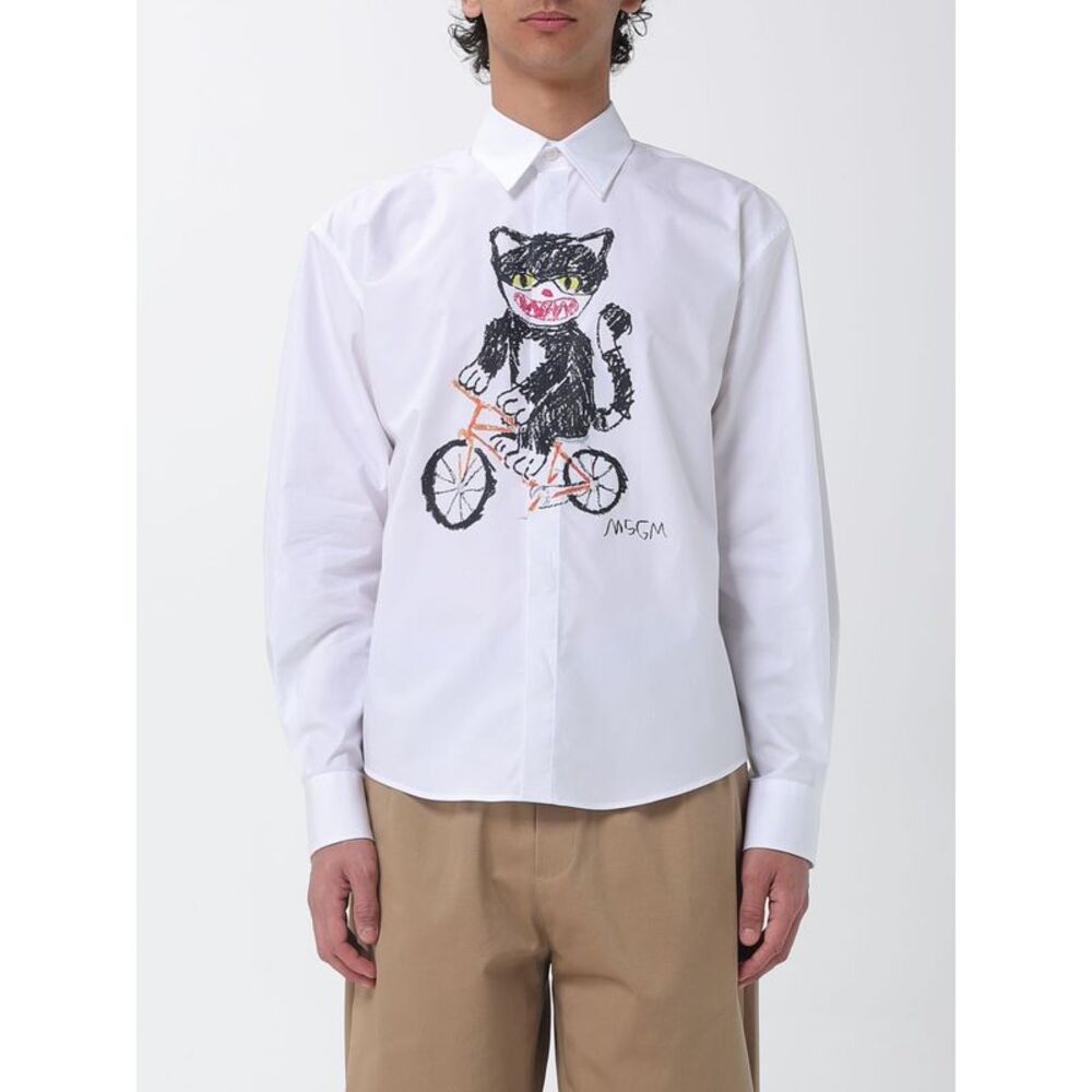 Msgm Shirt Men White